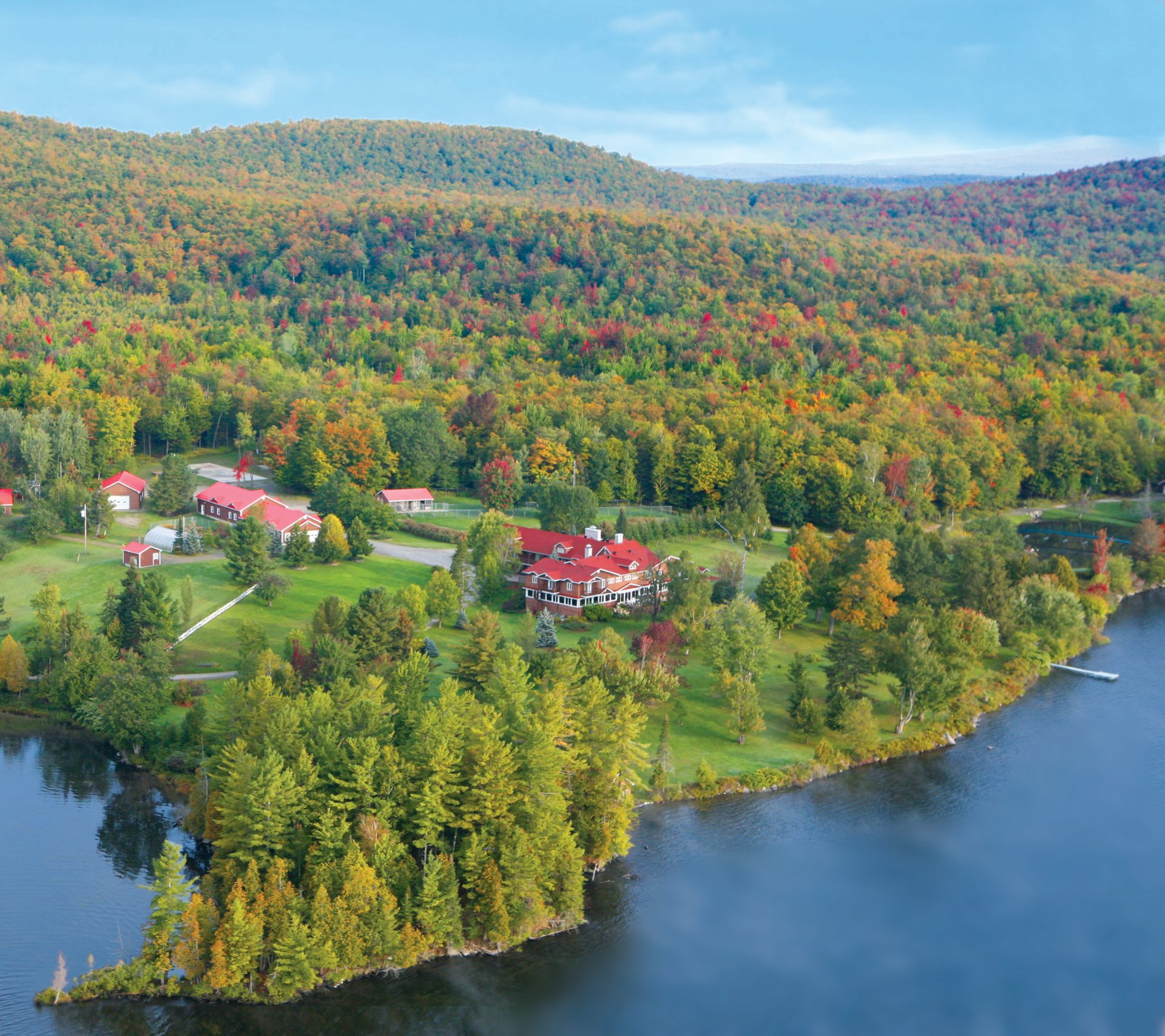 Vue panoramique du domaine